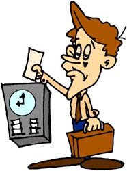 Employee clock in