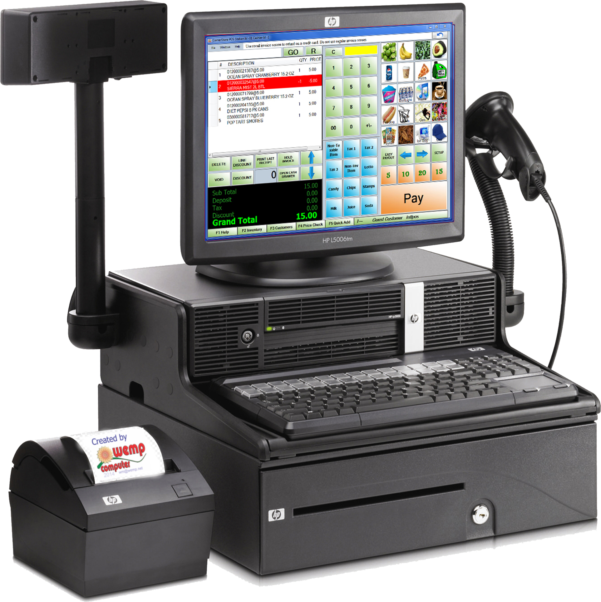 Restaurant POS interface